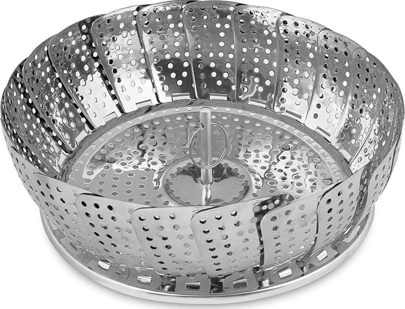 Foldable & Adjustable Stainless Steel Steamer Cooking Basket