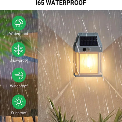 Solar Motion Sensor Lights Outdoor | Waterproof Garden Security Lamps