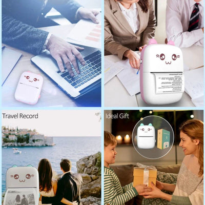 Mini Portable Pocket Size Wireless Bluetooth Thermal Small Printer